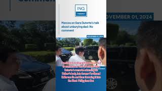 President Ferdinand RMarcos Jr No comments about unburying dad pbbm inquirerdotnet newsph [upl. by Ethe]