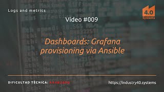 Dashboards Grafana Provisioning via Ansible [upl. by Nallak]