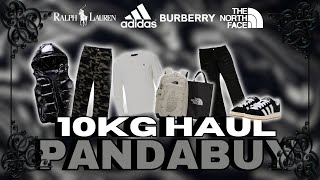 INSANE 10KG PANDABUY HAUL 📦  Polo Ralph Lauren The North Face Adidas Burberry [upl. by Heuser]