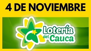 Resultado de la LOTERIA del CAUCA del 4 DE NOVIEMBRE DE 2023  Chance y Loterias 💫✅💰 [upl. by Pavla]