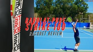 Babolat Pure Strike 100 2019 Racquet Review [upl. by Savick]