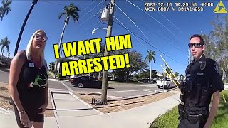 KAREN LIES amp LEARNS THE HARD WAY COPS CALLED [upl. by Hgielah713]