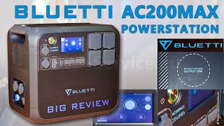 BLUETTI AC200MAX Review  Power Station amp Solar Generator [upl. by Adair]