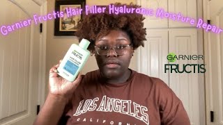 Wash Day Routine  Garnier Fructis Hair Filler Hyaluronic Moisture Repair [upl. by Liba155]