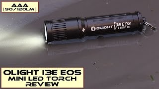 Olight i3E EOS AAA LED Torch Review [upl. by Christensen]