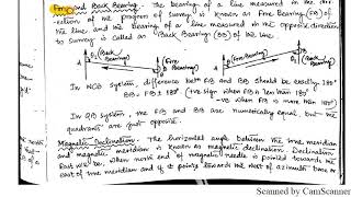 24 Fore Bearing Back Bearing and Magnetic Declination Compass Surveying [upl. by Vorster723]