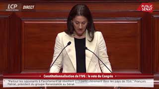 Constitutionnalisation de lIVG  intervention dElsa Faucillon au Congrès [upl. by Schinica]