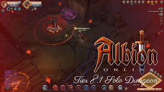 Albion Online  Tier 81 Solo Dungeon  Heretic Overseer  400k Loot [upl. by Naleag172]