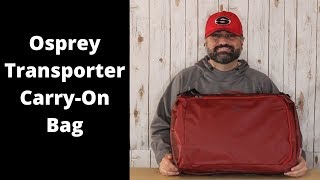 Osprey Transporter Carry On Bag [upl. by Eniretak344]