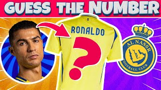 GUESS THE PLAYERS NUMBER  FOOTBALL QUIZ [upl. by Aivull]