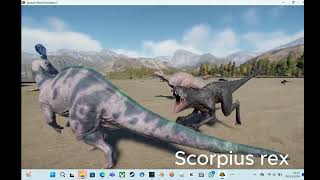 Best Tsintaosaurus Hunting Animations All Carnivorous DinosaursJurassic World Evolution2 gameplay [upl. by Diraj]