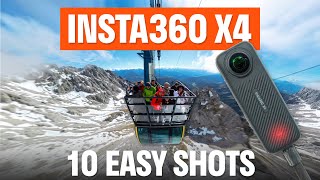 Insta360 X4 How To Film And Edit 10 Easy Shots In Austria For A Travel Vlog Video [upl. by Gahan392]