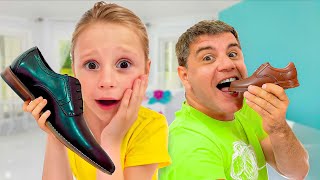 Nastya and Dad best stories for kids Video collection for the whole family [upl. by Ahsetal]