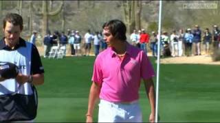 Rickie Fowler knocks Phil Mickelson from Accenture Match Play in 2011 [upl. by Odama]