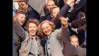 The liberation of the Dutch city of Amsterdam in 1945 in color De bevrijding van Amsterdam in kleur [upl. by Enirok71]