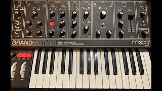 Moog Grandmother  Playing The Presets Part 2 of 2 [upl. by Ase]