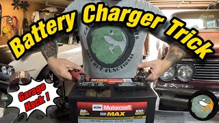 Garage Hack How to charge a completely dead battery [upl. by Tabbatha599]