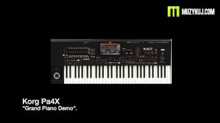 Comparsion Korg Pa4x VS Yamaha Tyros 5 Piano [upl. by Ecnarual]