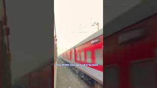 Trains at Top Speed faceoff topspeed train indianrailways trending [upl. by Hnahk]