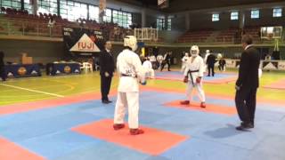 Adrian Campos  XX Open Internacional Karate  Final Kumite [upl. by Sine]