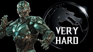 Mortal Kombat X  Triborg Cyber SubZero LK520 Klassic Tower VERY HARD NO MATCHES LOST [upl. by Halbeib766]