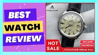 STEELFLIER Official SF791 GMT Wristwatch 4 Pointers Sapphire [upl. by Niehaus]