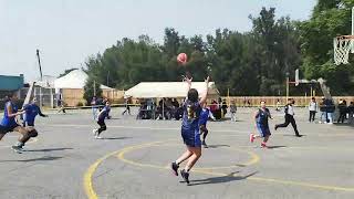 Azcapotzalco VS Naucalpan basquetbol femenil primera mitad de la semifinal juegos intra CCH 2024 [upl. by Ahtrim]