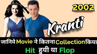 Bobby Deol KRANTI 2002 Bollywood Movie Lifetime WorldWide Box Office Collection  Vinod Khanna [upl. by Nnylrefinnej]