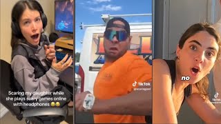 SCARE CAM Priceless Reactions😂240  Impossible Not To Laugh🤣🤣TikTok Honors [upl. by Ehc813]