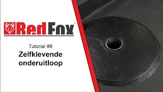 RedFox® EPDMdakfolie verwerken met een zelfklevende onderuitloop  RedFox® EPDM TUTORIAL 8 [upl. by Selinda362]