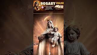 Hail Mary Full of Grace The Lord is with thee rosary n english dailyrosaryenglish rosarynew [upl. by Ignacio]