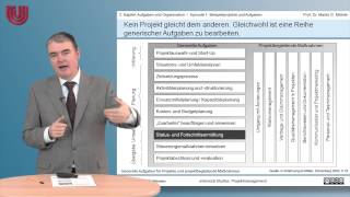 Teil 4 Beispielprojekte und Aufgaben Projektmanagement 2 Aufgaben und Organisation [upl. by Thurnau]