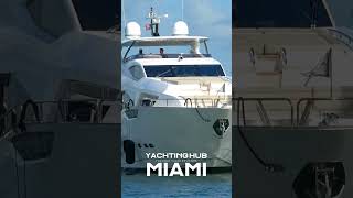 Sunseeker yacht cruising Fort Lauderdale canals [upl. by Ahsram]