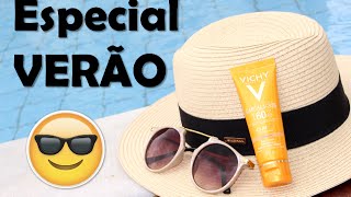 ☀️EP Verão Resenha Protetor Vichy Capital Soleil Clarify FPS60 [upl. by Adelaida]