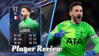 BEST FRENCH GK😳 92 HUGO LLORIS FUT CAPTAINS PLAYER REVIEW FIFA 22 ULTIMATE TEAM [upl. by Nered]