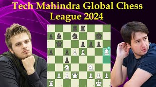 Tech Mahindra Global Chess League 2024  Richard Rapport vs Temour Rdjabov [upl. by Trilbie]