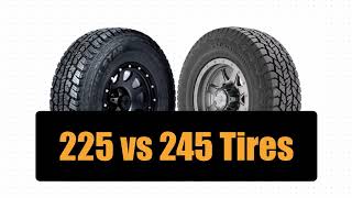 225 vs 245 Tires [upl. by Ardnahs120]