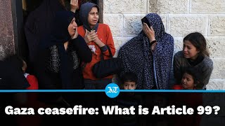 UN chief calls for Gaza ceasefire What is Article 99 [upl. by Aerdna]