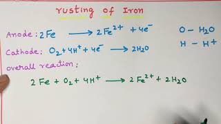 corrosion and its prevention  rusting of iron  rusting of iron chemistry  rusting of iron class 9 [upl. by Valle]