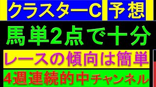 2024年 クラスターカップ 予想【傾向は明らかで簡単クラスターC】 [upl. by Loree]