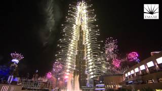 Official Burj Khalifa Downtown Dubai 2014 New Years Eve Highlights Video [upl. by Htebizile]