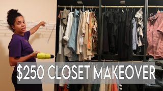 DIY CLOSET TRANSFORMATION ON A BUDGET  TARGET BOOKCASES [upl. by Wernick383]