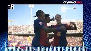 FC BARCELONA 7  0 REAL VALLADOLID CF EXTENDED HIGHLIGHTS [upl. by Chaudoin]