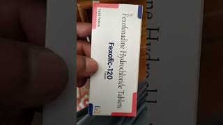 Tab Fexofic 120 mg Fexofenadine Hcl 120 mg [upl. by Ressler]