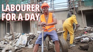 I Became A Construction Labourer In Nairobi For A Day [upl. by Nosnor]