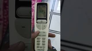 Voltas hot amp cold AC remote settings ac ko hot mode par kaise chalaye short [upl. by Allenrac]