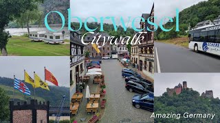 Oberwesel Citywalk  Oberwesel a beautiful town in Rhine Valley  Amazing Germany [upl. by Ramilahs276]