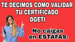 TE AYUDAMOS A VALIDAR TU CERTIFICADO DE BACHILLERATO TECNOLÓGICO [upl. by Eissolf]