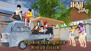 HampH Story 14 Ngekos Bareng  SAKURA SCHOOL SIMULATOR DRAMA [upl. by Niuq979]