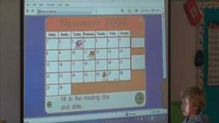 Morning Meeting using the SMART Board Part 1 [upl. by Jaehne]